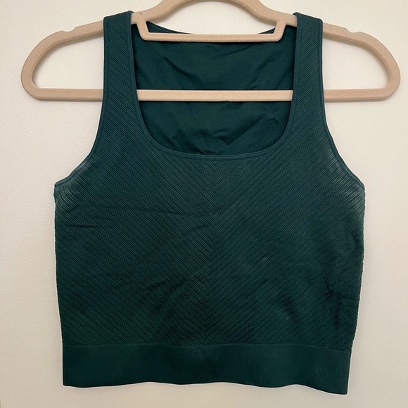 DSG Forest Green Ribbed Tank - Picture 2 of 3